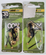 Hillman Padded Professional Studio Picture Hangers Brass 30-lbs 3 Pack L... - £7.07 GBP