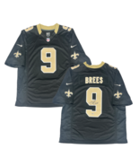 Drew Brees Autographed New Orleans Saints Nike Black Jersey Beckett - £630.81 GBP