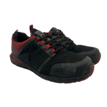 Timberland PRO Men's Radius Comp. Toe Work Shoes A29C6 Black/Red Size 10W - $56.99