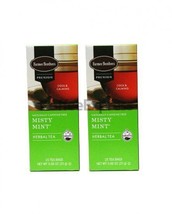 Farmer Brothers Premium: Misty Mint Hot Tea - 2 boxes/50 tea bags - Herb... - $19.99