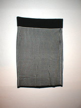 New Womens Designer Ann Taylor Skirt Work Office S NWT $89 Black White Knit Smal - £46.19 GBP