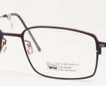 CHAI TV 3 97 Mattschwarz/Rot Einzigartig Brille Titan TV3 52-19-142mm - $66.50