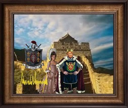 Wall Art of Donald Trump and Melania Trump 1300&#39;s  Hand Signed by the ar... - $683.10