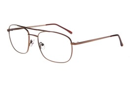 NEW HORIZON EYEWEAR Brown Aviator PORT Eyeglasses 55mm with Case - $39.55