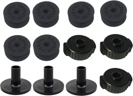 Jiayouy 12Pcs Cymbal Hi-Hat Stands Accessory With 40Mm Cymbal Washer, Black - £23.71 GBP