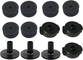 Jiayouy 12Pcs Cymbal Hi-Hat Stands Accessory With 40Mm Cymbal Washer, Black - £22.41 GBP