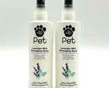 JP Pet Lavender Mint Detangling Spray For Dogs &amp; Cats 8 oz-Pack of 2 - $35.59