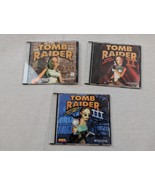 Tomb Raider 1, II, &amp; III CD Rom DOS Win 95 98 PC Game Eidos - Complete &amp;... - $333.86 MXN