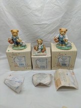 Lot Of (3) Cherished Teddies Bunny Figures Donald And Camille - $44.54