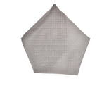 ARMANI COLLEZIONI Mens Pocket Square Geometrical Grey Size 13&quot; X 13&quot; 00241 - $29.09