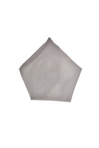 ARMANI COLLEZIONI Mens Pocket Square Geometrical Grey Size 13&quot; X 13&quot; 00241 - £23.25 GBP