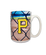 Pittsburgh Pirates MLB Ballpark Ceramic Coffee Mug Tea Cup 15 oz White - $27.16 CAD
