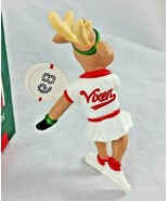 1989 Hallmark Keepsake Ornament Reindeer Champs Vixen Tennis Player Racket - £5.50 GBP