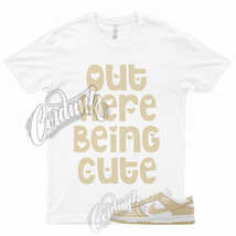 CUTE T Shirt to Match Dunk Low Team Gold Wolf Grey White Tan Khaki Mid High Max - £18.44 GBP+