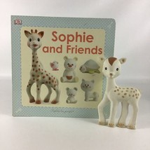 Sophie And Friends Hardcover Picture Book Giraffe Squeaker Baby Toy Figure 2013 - £16.49 GBP