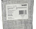Allen Roth Anton Rod Pocket Back Tab Blackout Grey 50x95in 3648009 - £20.44 GBP