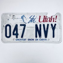  United States Utah Greatest Snow On Earth Passenger License Plate 047 NVY - £13.13 GBP