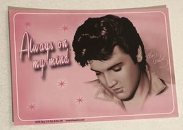 Elvis Presley Postcard Elvis Always On My Mind Pink - $3.46