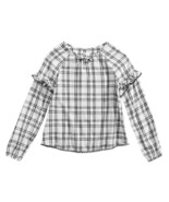 Epic Threads Big Kid Girls Plaid Top Size Medium Color Holiday Ivory - £22.21 GBP