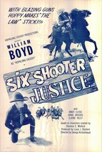 Six Shooter Justice original 1955R vintage one sheet movie poster - £183.05 GBP