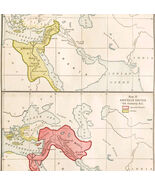 1929 Map Europe Orient Empire Expansion Egyptian Assyrian History DWY11 - €25,60 EUR