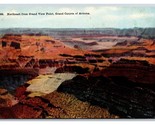 Northwest From Grand View Point Grand Canyon AZ UNP Unused DB Postcard W11 - $1.93