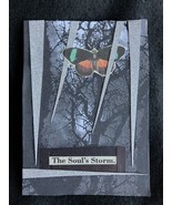 The Soul&#39;s Storm ACEO Original Mixed Media Collage Outsider Artist - $31.50