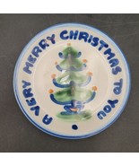 Vintage MA Hadley Pottery &quot;A Very Merry Christmas To You&quot; Trinket Candy ... - $10.81 CAD