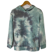 5th and Ryder Womens size Large French Terry Hooded Sweatshirt Top Tie Dye Green - £31.85 GBP