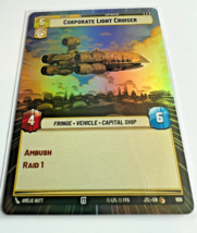Star Wars Unlimited -Corporate Light Cruiser  |  Carbonite Hyperspace Foil - $2.97