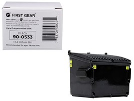 Refuse Trash Bin Black 1/34 Diecast Model by First Gear - €42,09 EUR