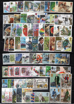 Great Britain 80 Different Stamps &amp; Commemoratives CV ignored ZAYIX 0224S0330 - £8.75 GBP