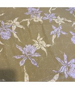 Lahaina Batik Beige Purple Hoffman Fabric Material 44 X 76 Flower - £15.87 GBP