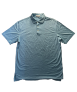 Peter Millar Summer Comfort Mens XL Blue Jubilee Striped Polo Golf Shirt - $548.76 MXN
