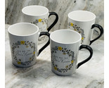 Royal Norfolk Spring Bee Ceramic Coffee Mugs Set Of 4 11 oz - £40.22 GBP