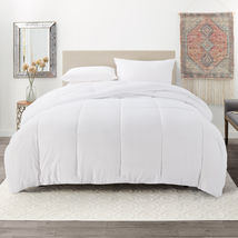 King/CalKing Down Alternative Comforter Ultra Soft Quilted Duvet Insert White - £70.32 GBP