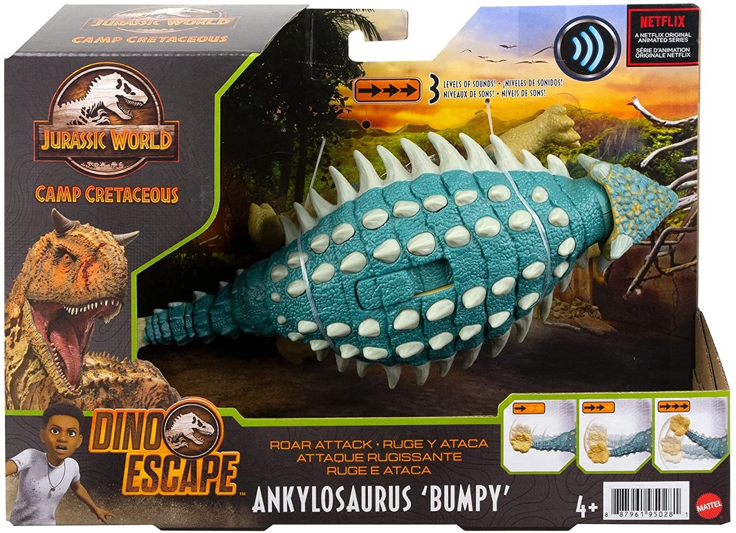 Primary image for Jurassic World Roar Attack Ankylosaurus Bumpy Camp Cretaceous