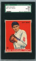 1933 Goudey Guy Bush #67 SGC 92 P1241 - $1,980.00