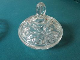 Pressed Cut Glass VASE Bowl Trinket Compatible with Box- Creamer Compati... - $45.07