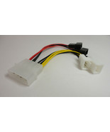 4 Pin Molex to 3 Pin Fan Power Supply Adapter Cable Computer Case Splitt... - £8.42 GBP