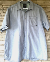 511 Tactical Shirt Carson Gray Poplin Mens XL Short Sleeve 5.11 Snap Up ... - $37.96