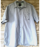511 Tactical Shirt Carson Gray Poplin Mens XL Short Sleeve 5.11 Snap Up ... - £29.64 GBP