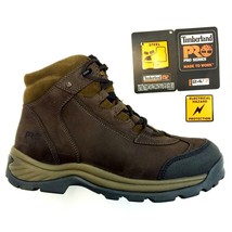 Men's Timberland Pro RACHET Steel Toe Work Boot - Chocolate Brown 87081 - £79.71 GBP