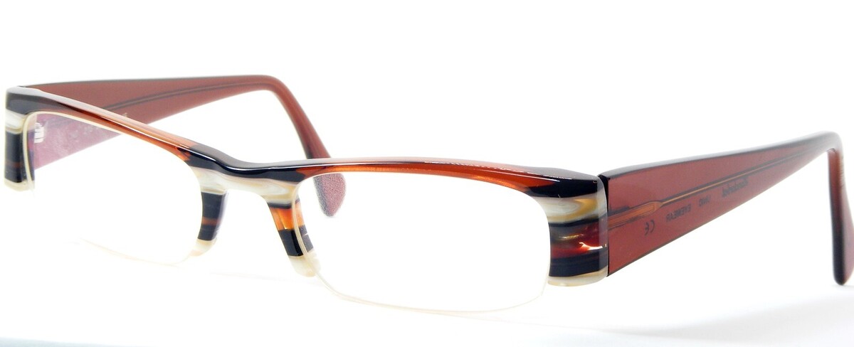 UNIC Occhiali Fatto a Mano MO 216 3945 Marrone Sciroppo/Clacson Marmo 48... - $86.09