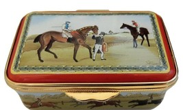 Marshall The Doncaster Gold Cup LE350 (British Horse Race) English Enamels Box - £114.40 GBP