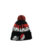 New NWT Portland Trail Blazers New Era  Logo Cuffed Pom Knit Beanie Hat - £19.29 GBP