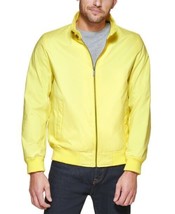 Club Room Men&#39;s Regular-Fit Solid Bomber Jacket in Yellow-Small - £23.39 GBP