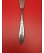 1 Butter Server Knife Atomic Starburst Vintage Oneida Wm A Rogers Stainless - $8.86
