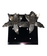 Vintage 925 Sterling Silver Taxco Mexico Iris Orchid Flower Screw Back E... - $57.73 CAD