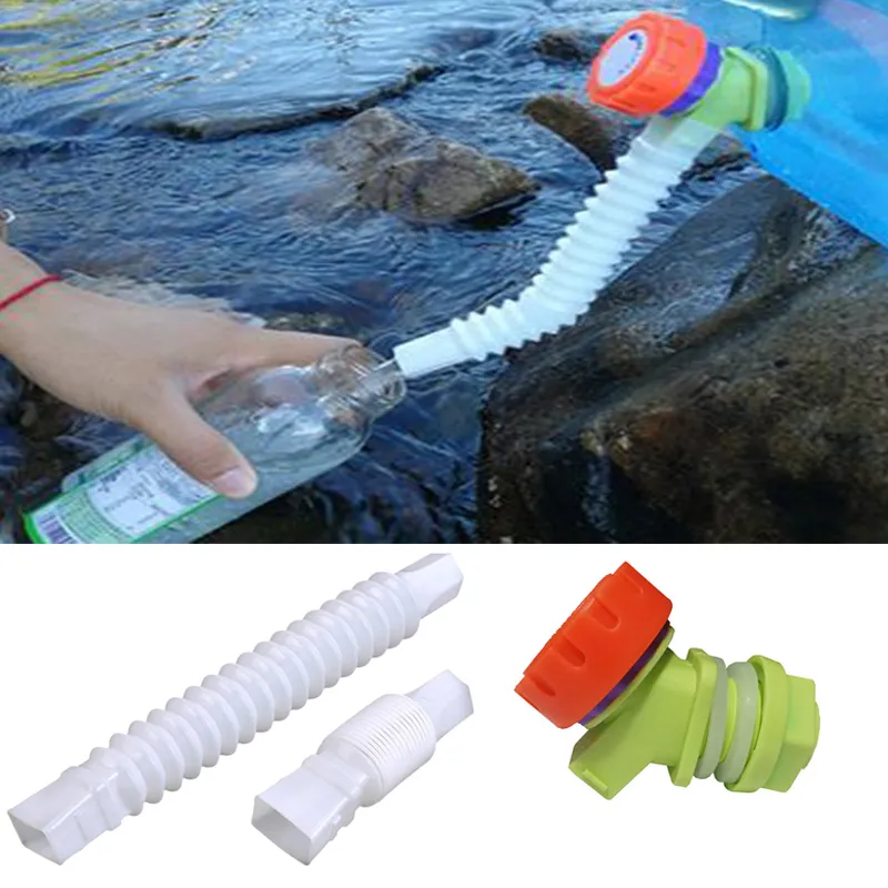Flexible Extendable Water Tube Outdoor Water Bucket Faucet Extension Pipe Water - £6.97 GBP+